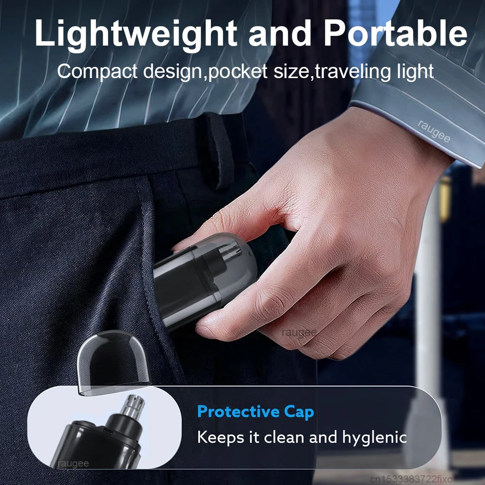 Nose Hair Trimmer Portable Trimmer for Nose Mini Nose and Ear Hair Trimmer Portable Nose Trimmer Rechargeable Trimmer for Man
