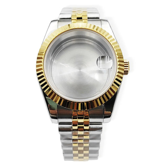 Gold 36mm 39mm Watch Case Stainless Steel Sapphire Glass For NH35 NH36 ETA2824 2836 Miyota8215 8205 821A PT5000 ST2130 Movement