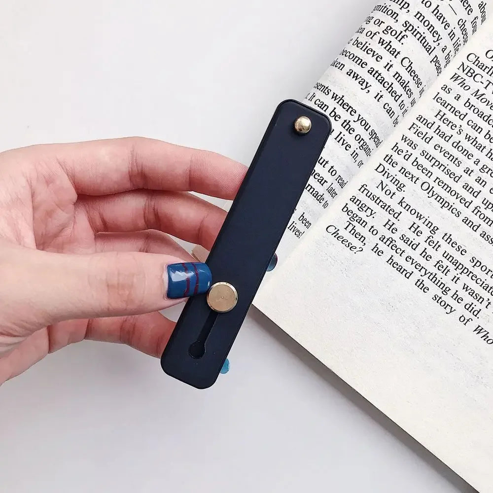 Phone Stand Grip Candy Color Silicone Telescopic Finger Strap Mobile Phone Desktop Bracket Smartphone Support