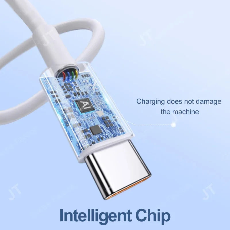 PD 66W Fast Charging Cable USB Type C Cable For iPhone 16 15 Pro Max Xiaomi 13 Huawei  P30 Notebook USB A to Type C Cable