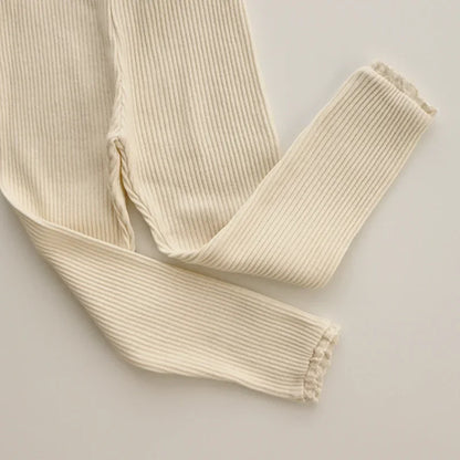 Newborn Leggings For Baby Girl Clothes Infant Kids Ribbed Autumn Kids Trousers Toddler Girl Leggings Baby Clothing