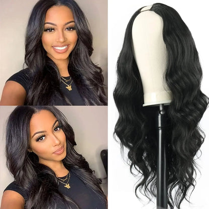 Upgrade 3 IN 1 V Part Human Hair Wigs Glueless Wigs Human Hair With Drawstring Ready to Wear Body Wave V Part Remy Hair Wigs