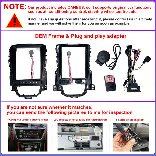 Android 14 Car 9.7 inch For Opel Astra J Vauxhall Buick Verano 2009-2015 Auto Radio GPS Navigation Stereo Head Unit Touch Screen