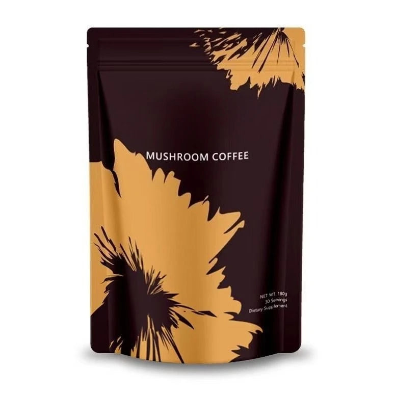 Mushroom Coffee Powder with Lion's Mane Reishi Cordyceps Blend Organic Instant Coffee for Focus Stamina Calm Energy 30 Servings