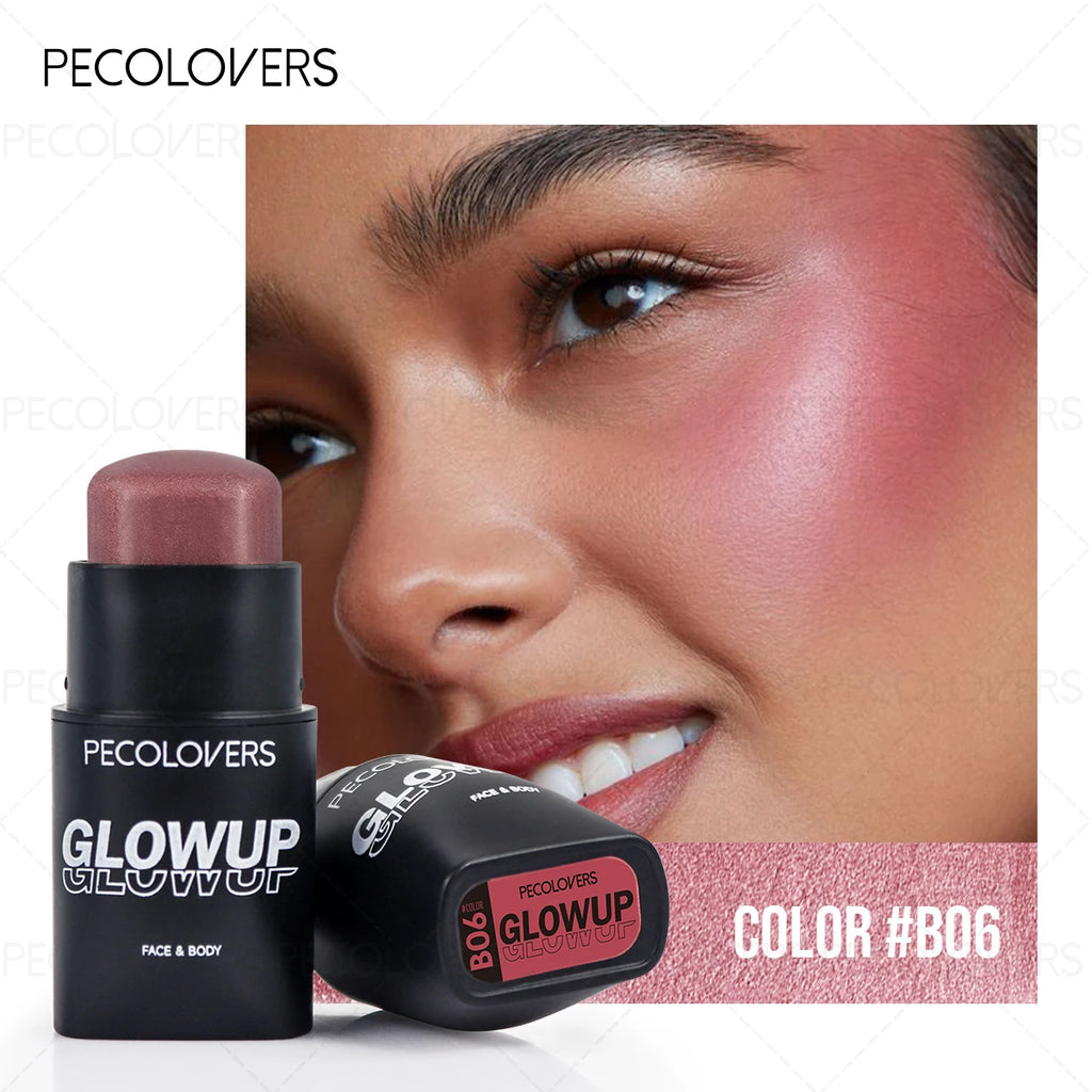 1PC Matte, Brightening, Natural Nude Makeup, High Pigment, Multi-functional Blush Stick, A Must-have Makeup Tool for Everyday