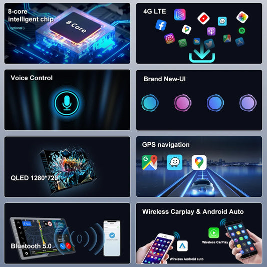 Android 14 Car Radio For Volkswagen Bora Golf 6 Passat Scirocco Sharan Touran Amarok For Skoda Octavia Fabia 2 Multimedia Video
