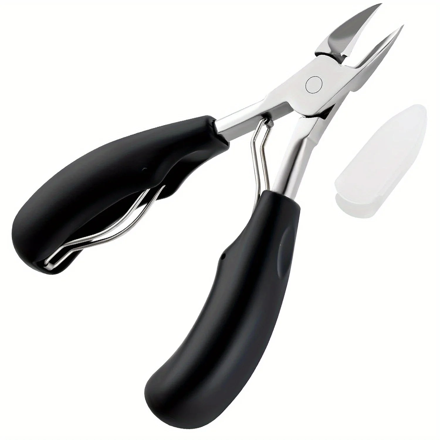 1PACK Toenail Clippers - Stainless Steel Pedicure Tools with Sharp Curved Blade Grooming Tool Christmas Gift