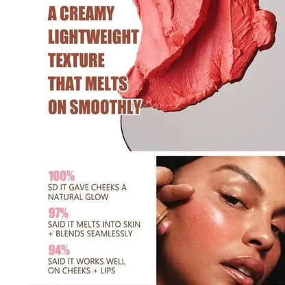 New2025 Blush Stick Cream PAGE VINE Pocket Lip Cheek Pocket Rouge Highlights to Brighten Natural Hydrating Korea Pink Cosmetics