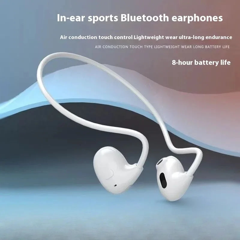 Open-Ear Air Conduction Earbuds Bluetooth Detachable Wireless Headphones with Built-in Mic Ideal for Sports Workouts Music Daily