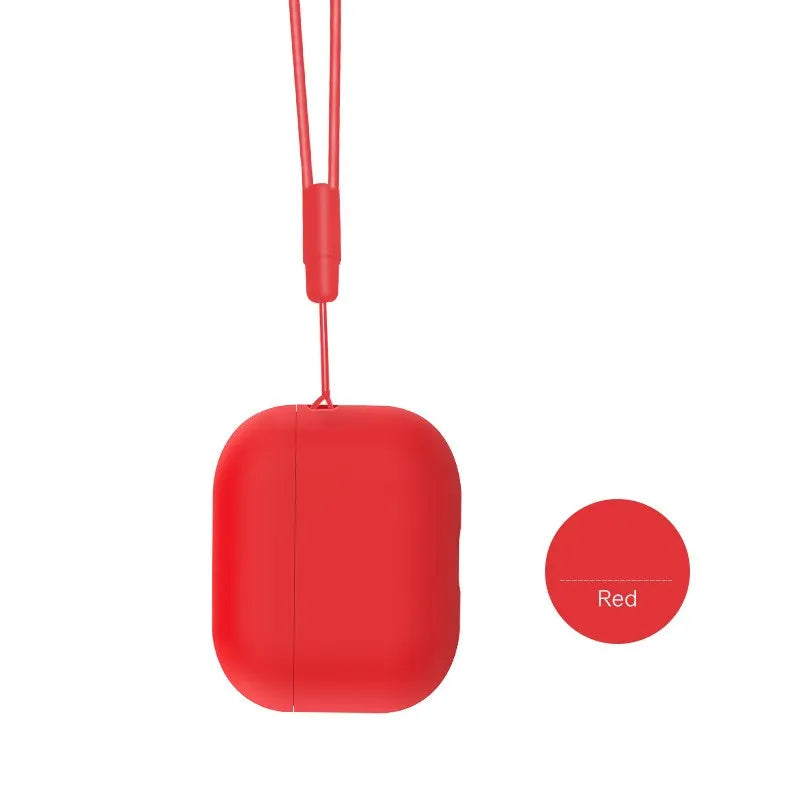 For AirPods Pro 3 2025 Case Silicone Protector for airpods Pro Front LED Visible Pro 2 Case cover with Lanyard for airpods pro 2 - Merit Sell