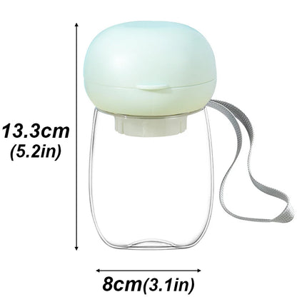 300/550ml Portable Food Grade Material Dog Cat Travel Pet Water Cup Feeding With Lanyard For Small Medium Cats Dogs Pet Supplies