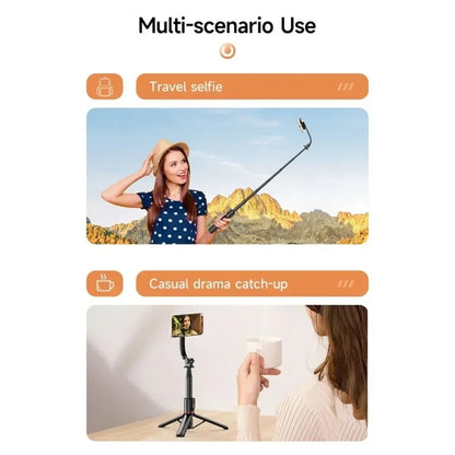 Magnetic Selfie Stick Tripod For Mobile Phone Video Recording Phone Tripod Stand Holder With Bluetooth Remote Phone Photography