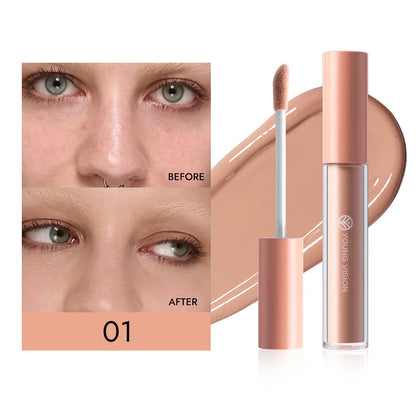 Yellow Orange Liquid Concealer Foundation Primer Base Facial Repair Dark Circles Corrector Skin Tone Purple Brighten Concealer