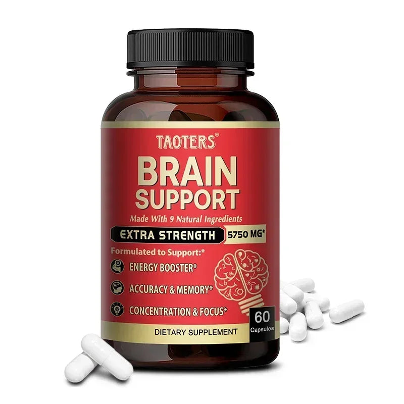 Advanced Nootropic Brain Capsules - Bacopa Monnieri, Support Memory Focus Cognition Mental Clarity & Daily Brain Performance