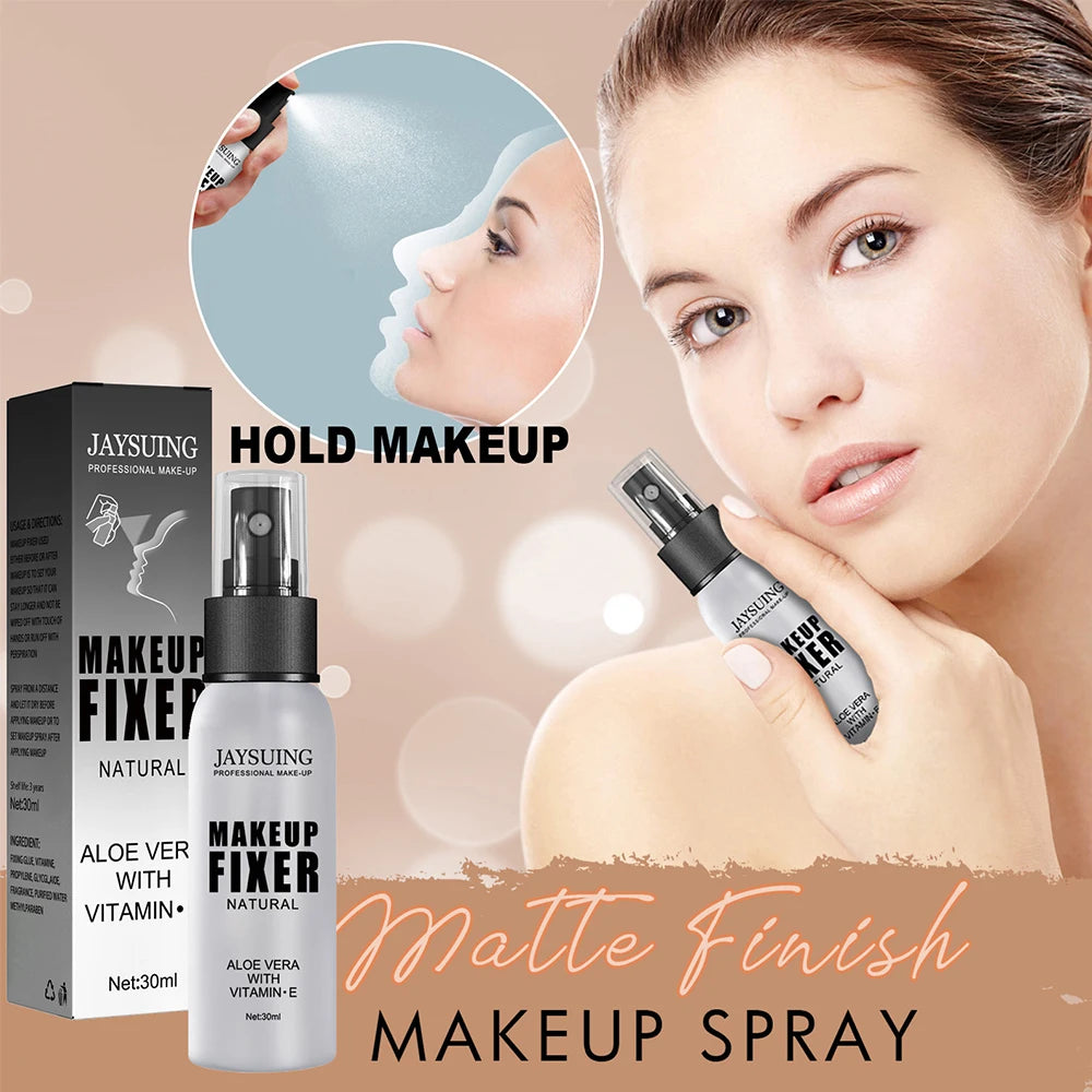 Makeup Setting Spray Long Lasting Sweatproof Oil Control Makeup Water Matte Non-sticky Refreshing Quick Fixer Spray Cosmetics