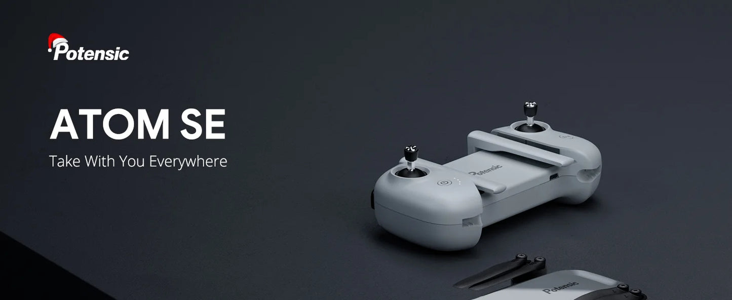 Potensic Drones Under 249g GPS Auto Return Single Axis Gimbal EIS Professional Drone Max 4-KM Waypoint Flight Follow Me-ATOM SE
