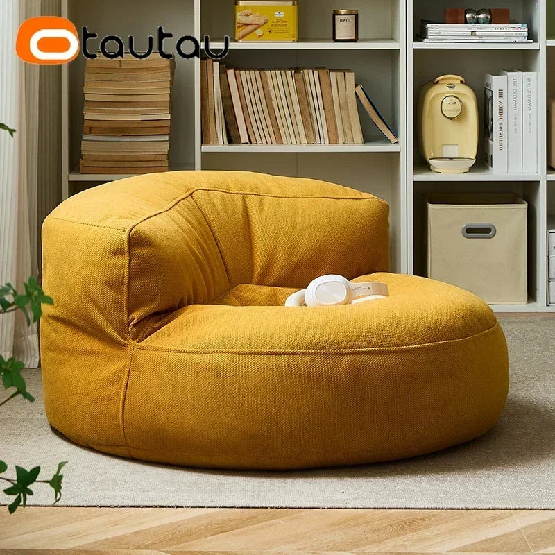 OTAUTAU Filled Bean Bag with Filler Waterproof Beanbag Pouf Chair Garden Beach Pool Puff Ottoman Salon Sofa Seat SF133