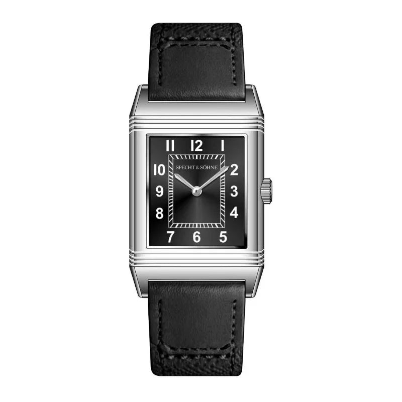 2025 New Fashion Specht & Söhne Overturn Square Watch Men's Watches Ultrathin Quartz Movt Casual Men Watch Reloj Hombre 24.4MM