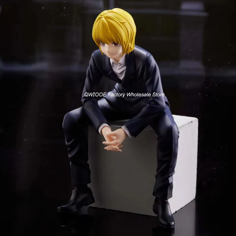 Original Genuine FURYU Hunter Hunter 14cm Kurapika Noodle Stopper PVC Anime Action Figure Toys Collection Model Gift Wholesale