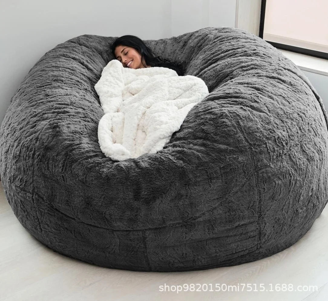Blue Designer Lazy Bean Bag Sofa European Modern Individual Floor Lazy Bean Bag Sofa Living Room Divano Soggiorno Home Furniture