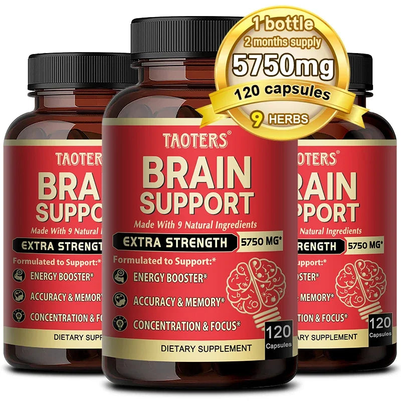 Advanced Nootropic Brain Capsules - Bacopa Monnieri, Support Memory Focus Cognition Mental Clarity & Daily Brain Performance