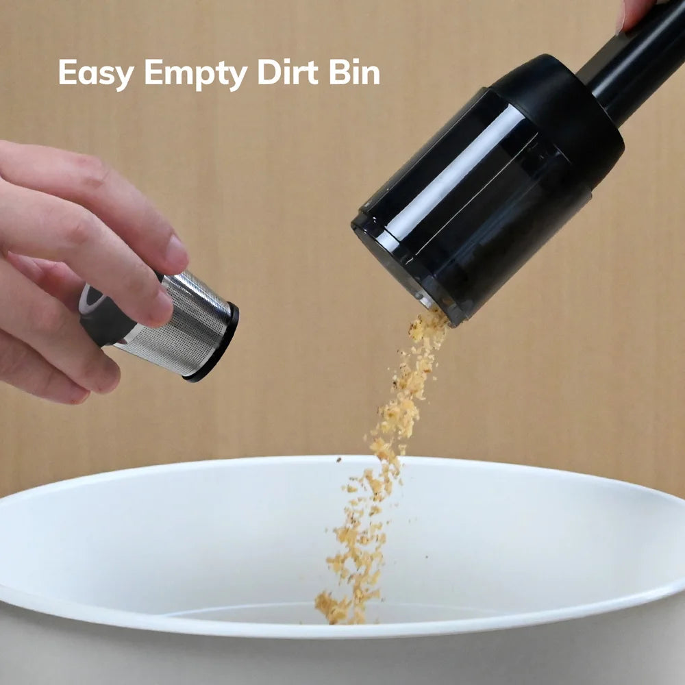 Brushless Cordless Handheld Vacuum Cleaner for Laptop & Car,Portable & Multifunctional,USB Rechargeable,Strong Suction,
