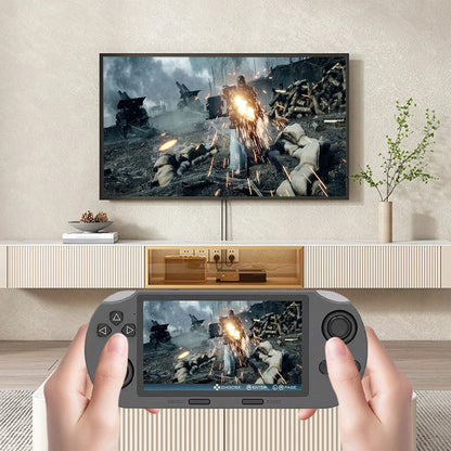 SF300 Handheld Game Console 4.5 Inch IPS Screen Retro Gaming Console USB Rechargeable Retro Handheld Video Game Console
