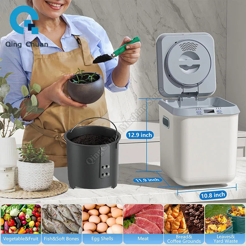 Kitchen Waste Disposer Home Intelligent Garbage Disposal Machine Drying Machine Home Food Composting Machine