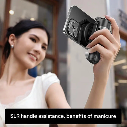 2025 New Upgraded Magnetic Design Mini Bluetooth Portable Telescopic Multi functional Tripod Phone Selfie Stick