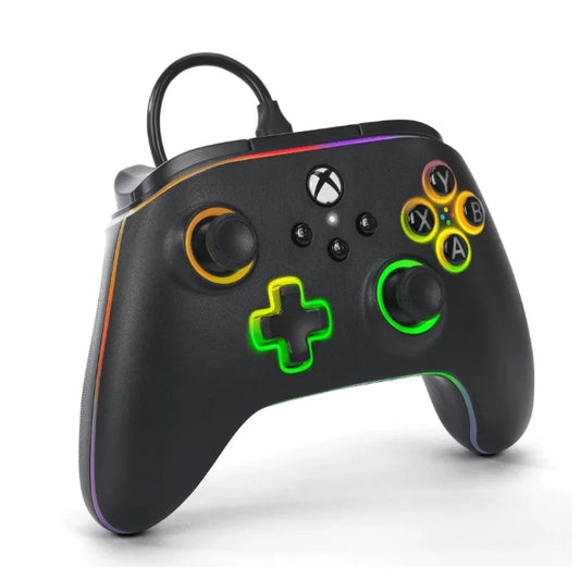 PowerA Advantage Wired Controller for Xbox Series X|S Lumectra Enhanced Black Joystick & Game Controller