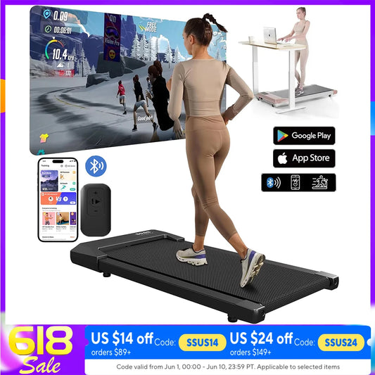 300lbs Treadmill for Home 2.5HP Treadmills Walking Pad LCD Digital Data Display 2in1 Walking Running Fitness Exercise Machine Merit Sell