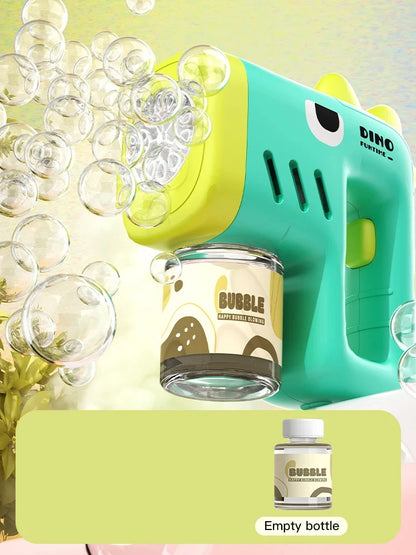 2025 Unicorn Electric Bubble Gun Kids Toy Bubbles Machine Automatic Soap Blower with Light Outdoor Party Games Children Gift Toy