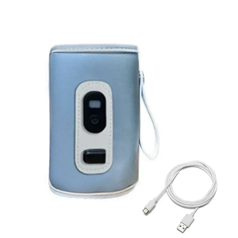 USB Baby Milk Bottle Thermal Bag Digital Display Universal Nursing Bottle Heater Portable Baby Milk Heat Keeper for Traveling