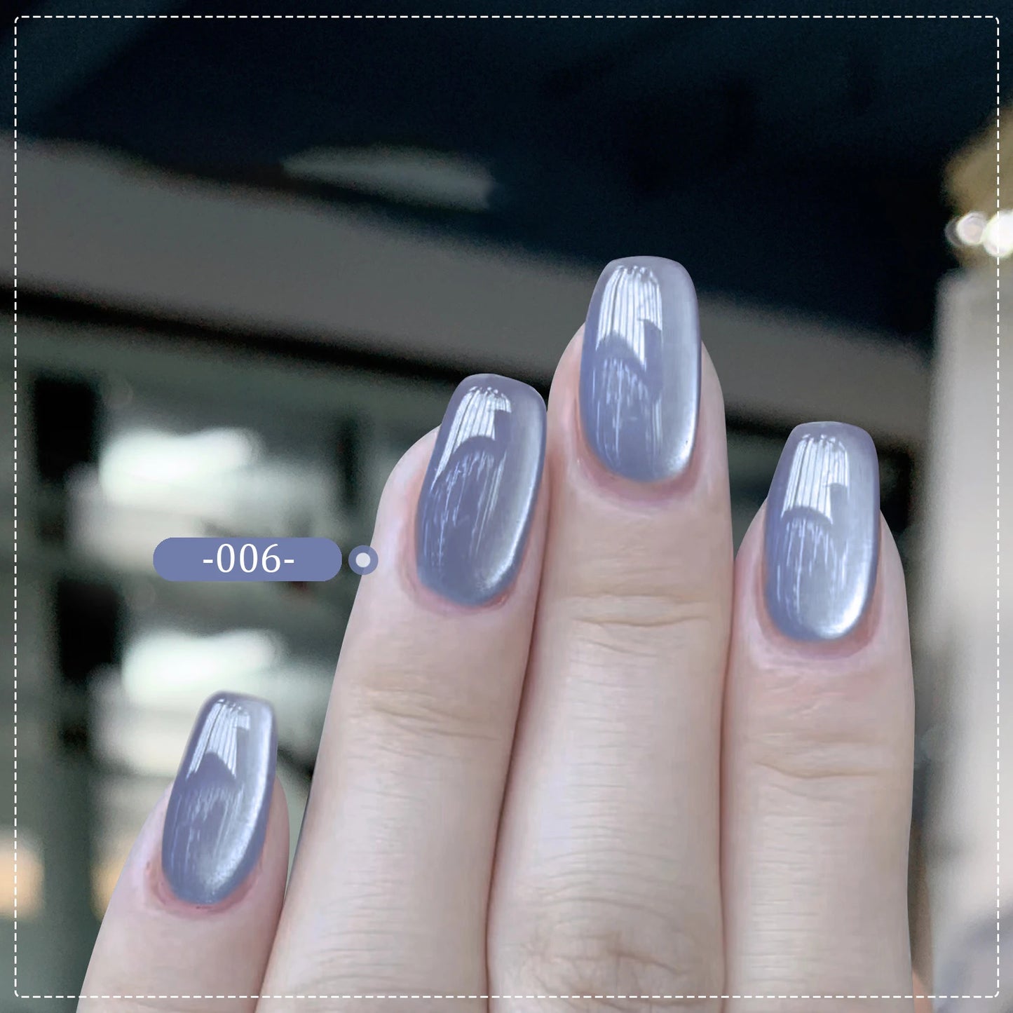 8ml Sparkling Water Light Cat Eye Gel Semi Permanent Soak Off Holographic Crystal Magnetic Gel Polish For Nail Art DIY Manicure