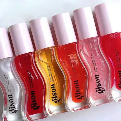 Hot Sale Gisou Moisturizing Lip Balm Lip Oil Gloss Care Of The Lips Benetitnt For Lips Plumping Exfoliating Plumping Gloss Oil