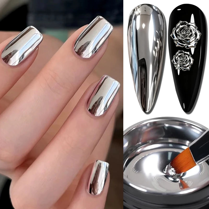 AWStorG 15ML Fiber Builder Nail Gel In A Bottle UV Semi Permanent Clear Pink Nail Strengthener Extension Construction Gel