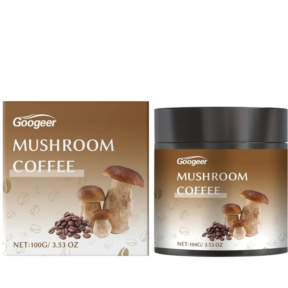 Googeer Black Coffee Powder Low-Sugar with Xylitol, Dietary Supplement for Daily Nutritional 100g Focus Support
