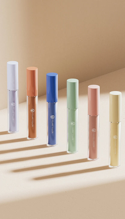 Yellow Orange Liquid Concealer Foundation Primer Base Facial Repair Dark Circles Corrector Skin Tone Purple Brighten Concealer