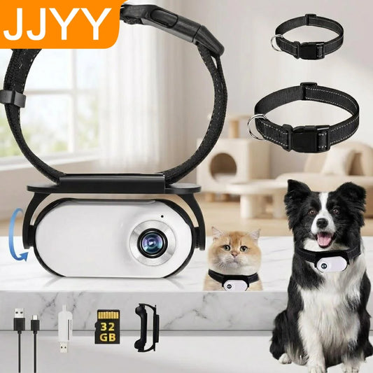 1080P HD Pet Camera Collar for Dogs Cats Indoor Outdoor Wireless Mini Camera Action Video Recording Dog Accessories Merit Sell