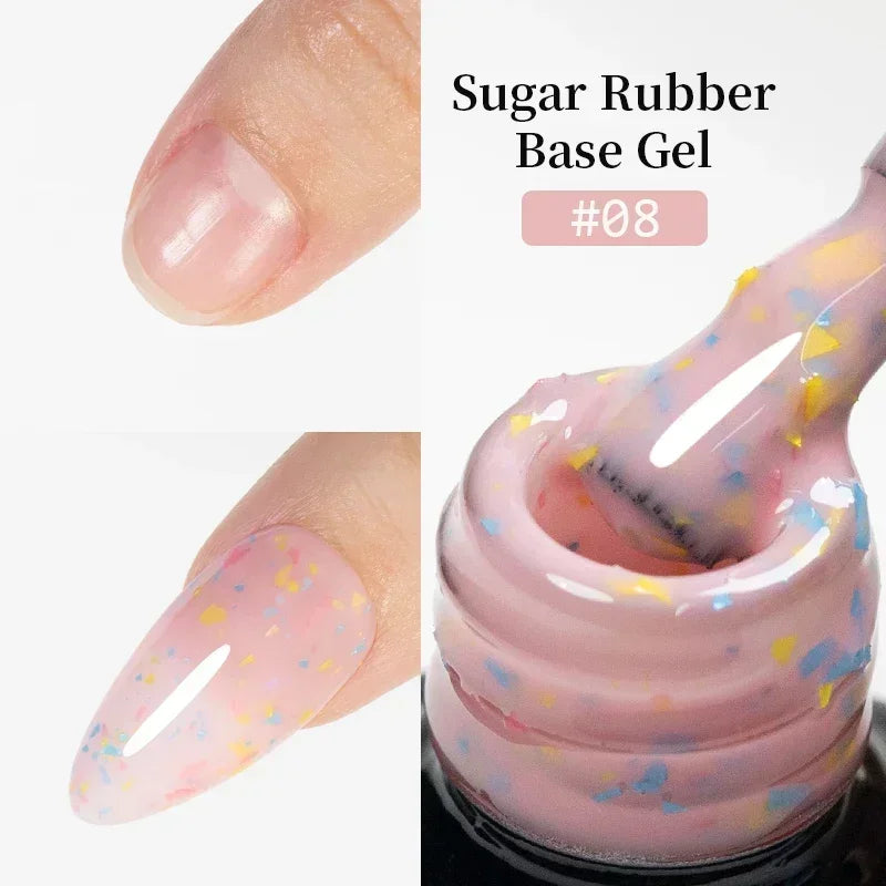 AWStorG 15ML Fiber Builder Nail Gel In A Bottle UV Semi Permanent Clear Pink Nail Strengthener Extension Construction Gel