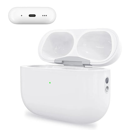 Wireless Charging Case 450mAh Replacement with Bluetooth-Compatible Pairing Sync Button for AirPods Pro 2nd & 1st Gen