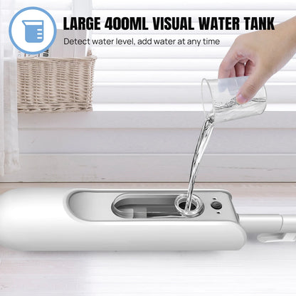 Steam Mop&Detachable Steam Cleaner,1500W Powerful Floor Steamer,Removes up to99.9%of Bacteria andViruses,for Carpet Clean,400ml - Merit Sell