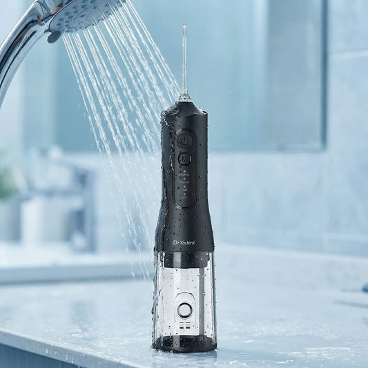 Dr.Yadent Intelligent Water Flosser DIY 4 Modes 6 Nozzles Waterproof IPX7 Oral Irrigator 350ML Water Tank Deep Cleaning Type C