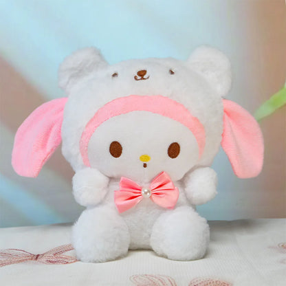 Sanrio  Anime Kawaii My melody Plush Toys Dolls Stuffed Plushy Cute Cartoon Doll Children's toy Birthday Gift For Kids Home Deco