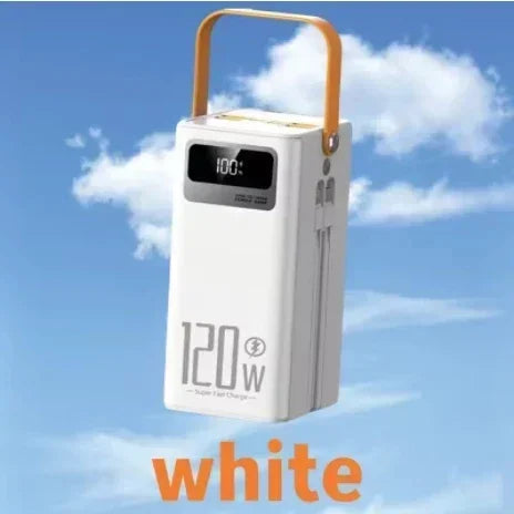 New 160000mAh Charger Portable Large Capacity Mobile Power 120W Fast Charger USB Type-C Phone External Battery