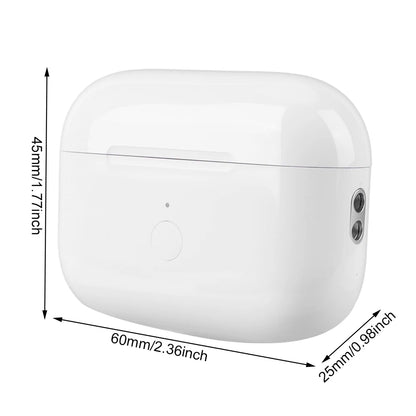 Wireless Charging Case 450mAh Replacement with Bluetooth-Compatible Pairing Sync Button for AirPods Pro 2nd & 1st Gen