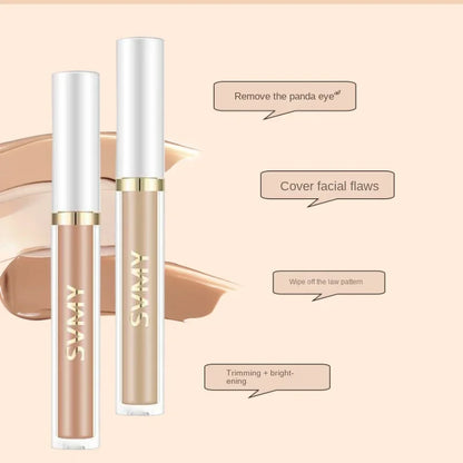 4Color Liquid Contouring Concealer Cream Makeup Waterproof Moisturizing Lasting Cover Acne Dark Circles Foundation Face Cosmetic