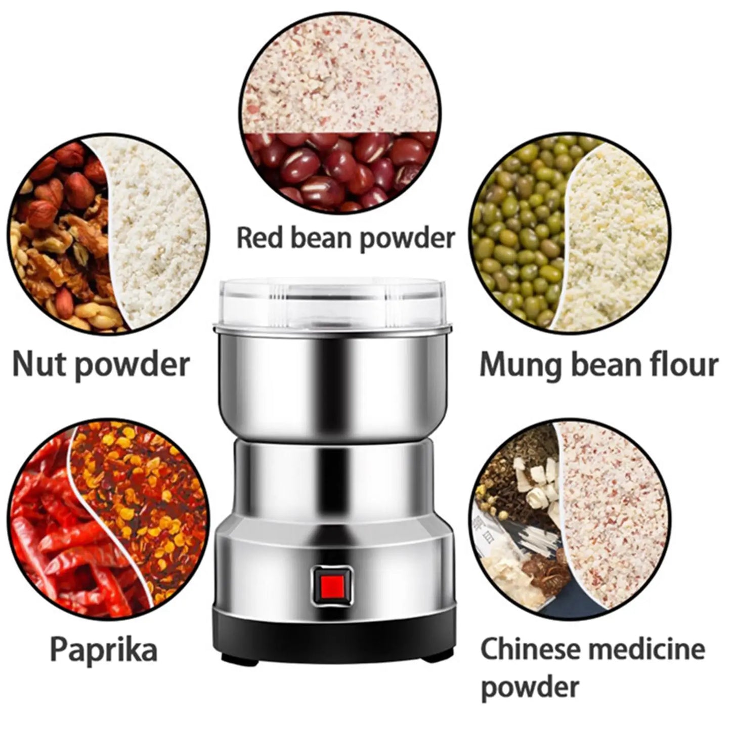Multifunction Smash Machine, Coffee Bean , Electric Cereals Grain , Mill Spice Grinding Tool, for Bean Spice Grinding