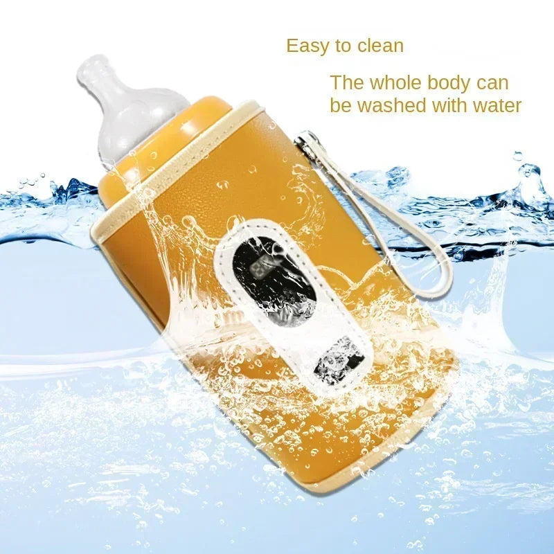 USB Baby Milk Bottle Thermal Bag Digital Display Universal Nursing Bottle Heater Portable Baby Milk Heat Keeper for Traveling