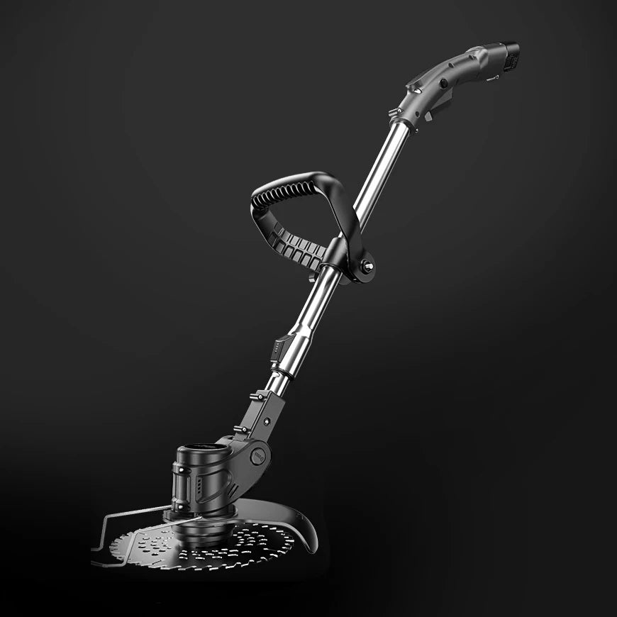 Multifunctional Lithium Lawn Mower Small Home Handheld Electric Weed Whacker Length Adjustable Grass Trimmer for Prune Garden